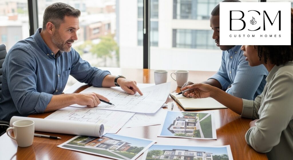 Custom home builder and homeowners